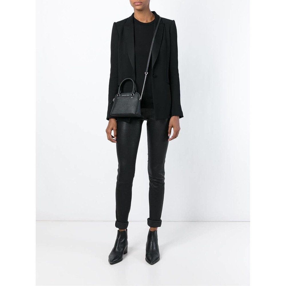 Michael Kors Cindy crossbody small black and gold